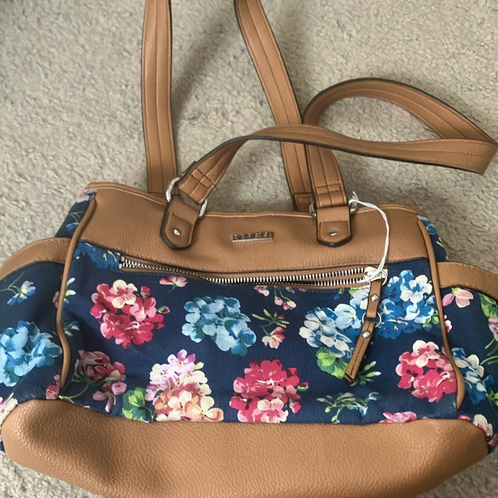 Floral print purse